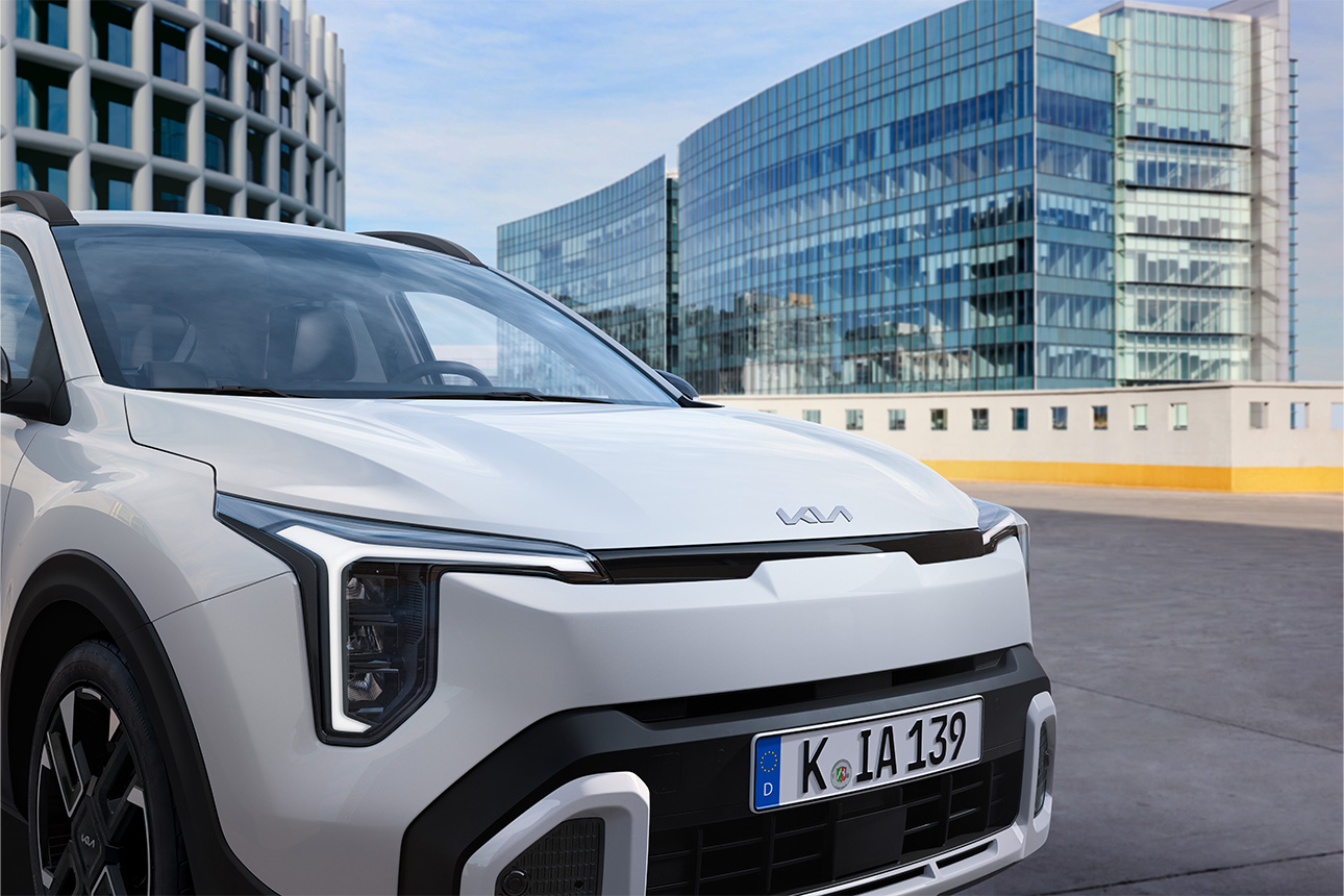 Überarbeitetes, selbstbewusstes Frontdesign.